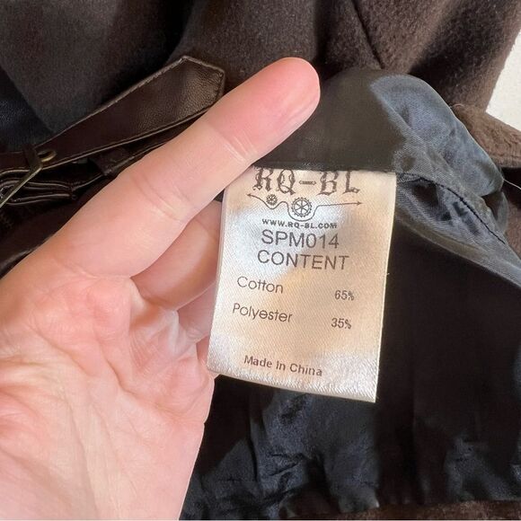 RQ-BL Brown Steampunk Jacket Men’s XL - Picture 7 of 11